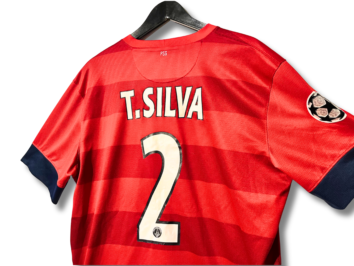 Flocage officiel T. Silva numéro 2 dos maillot PSG