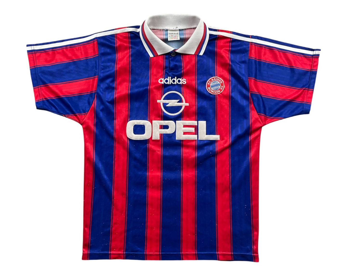 Bayern Munich HOME 1995/1997 SCHOLL 7 ADIDAS - XL