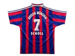 Bayern Munich HOME 1995/1997 SCHOLL 7 ADIDAS - XL