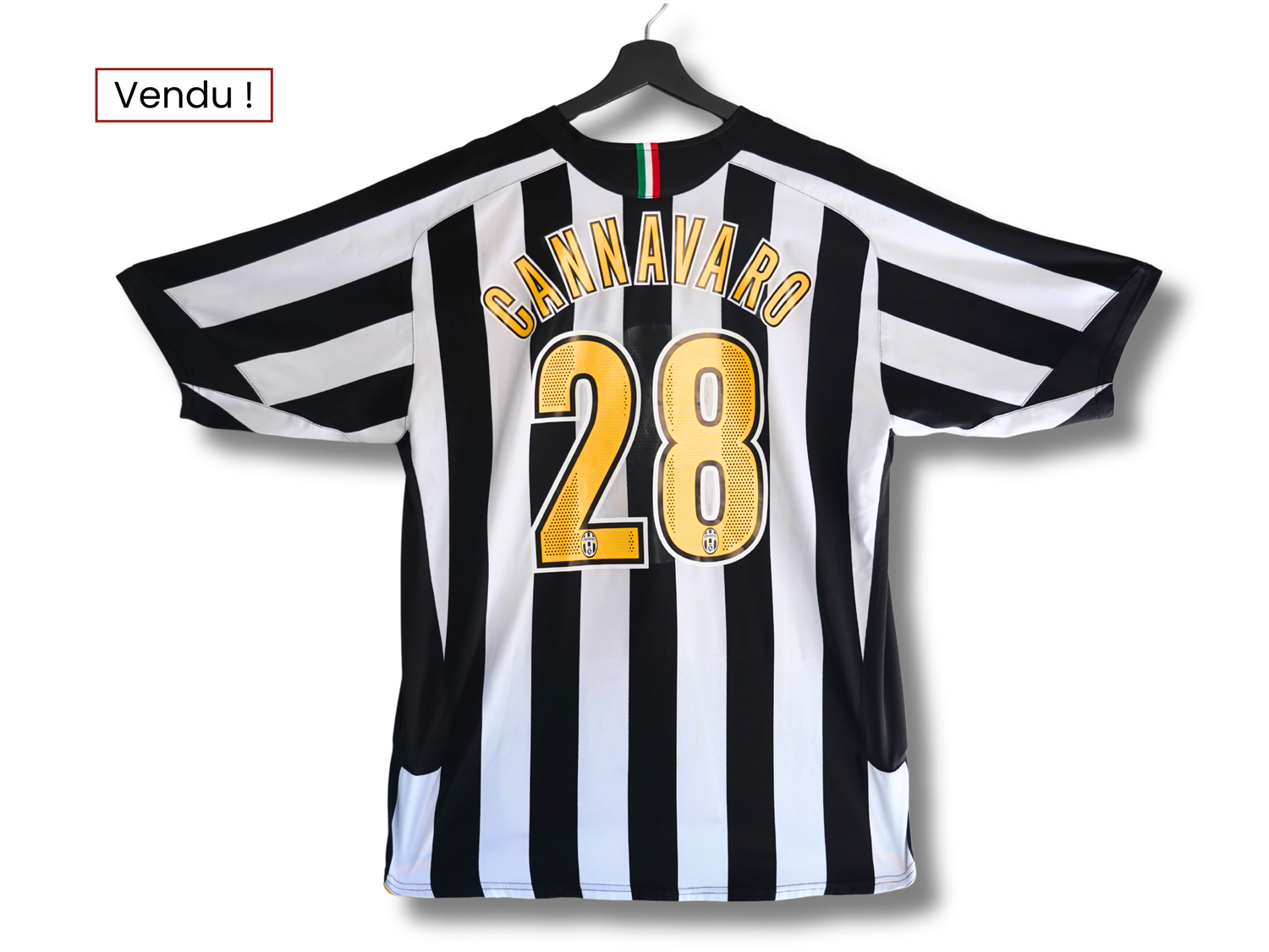 Maillot Juventus Domicile 2005/2006 CANNAVARO 28 - XL