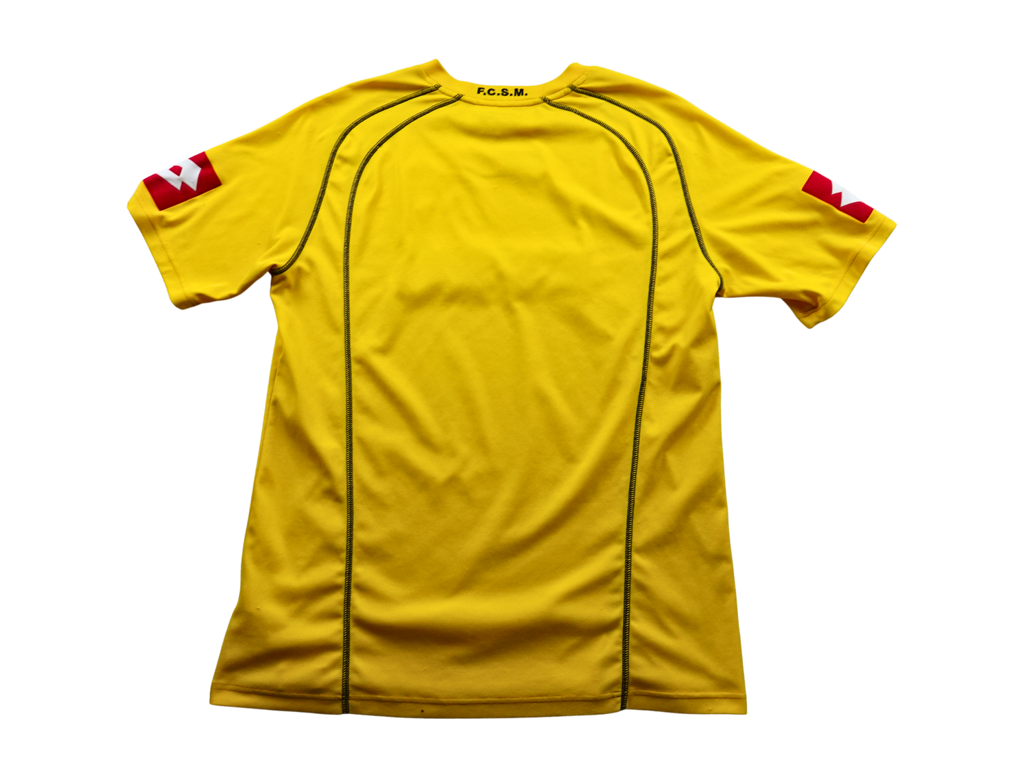 Maillot third FC Sochaux Montbéliard 2013 2014 jaune Lotto