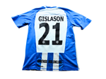 Maillot domicile Odense BK 2014 2015 bleu Puma Gislason 21