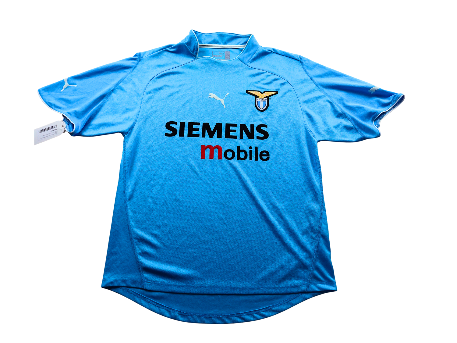 Maillot domicile Lazio Rome 2002 2003 bleu ciel Puma