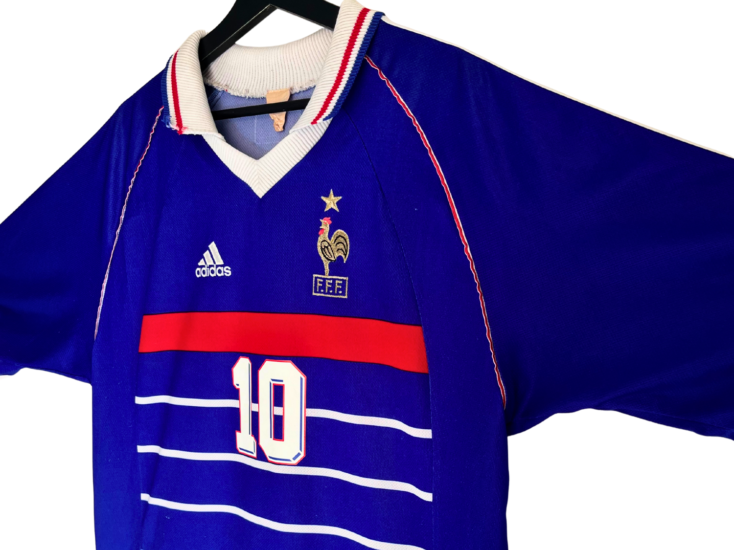 Maillot vintage France 1998 Zidane 10 domicile – PlayerStore