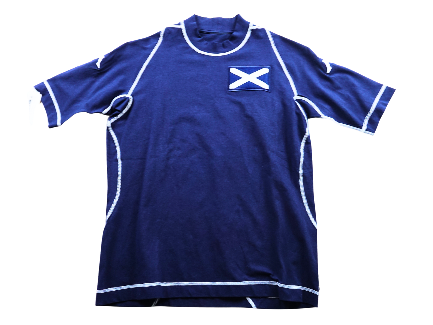 Maillot vintage Écosse Scotland bleu marine Kappa