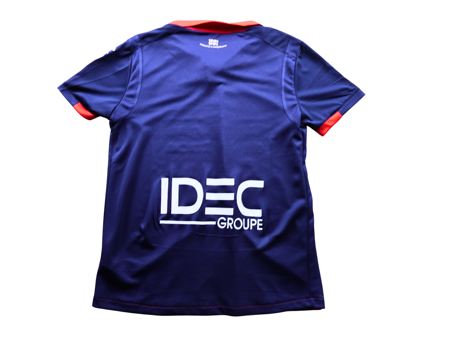 Maillot domicile SM Caen 2016 2017 rouge et bleu Umbro