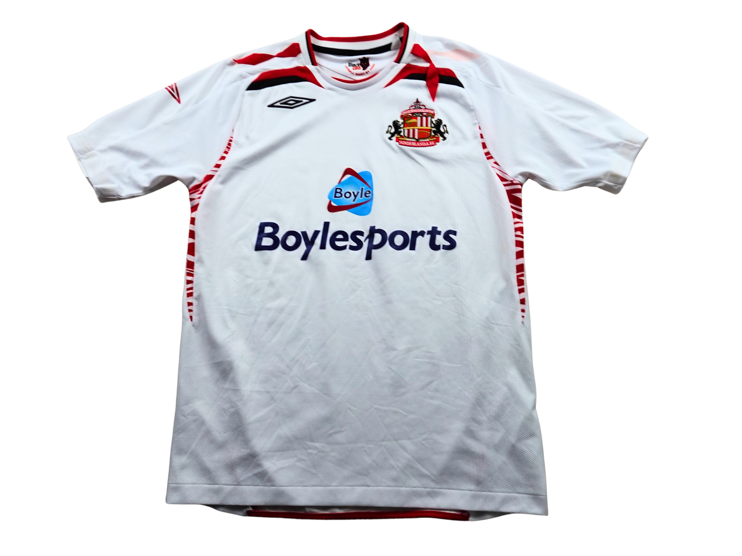 Maillot extérieur Sunderland 2007 2008 blanc Umbro