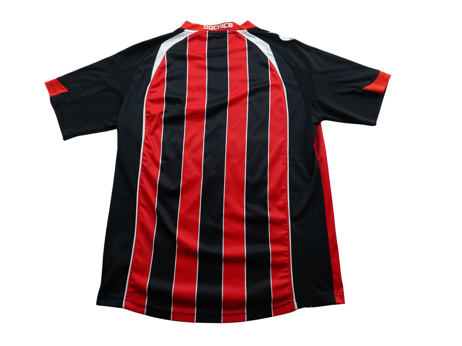 Maillot domicile OGC Nice 2011 2012 noir et rouge Burrda Sport