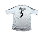 Maillot domicile Real Madrid 2004 2005 blanc Adidas Zidane 5
