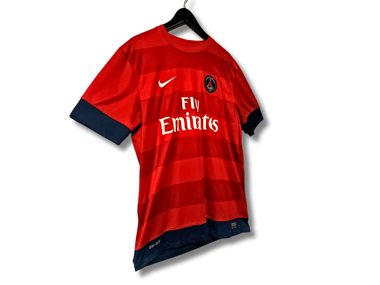 Maillot PSG extérieur rouge 2012-2013 neuf étiquette Zlatan taille L