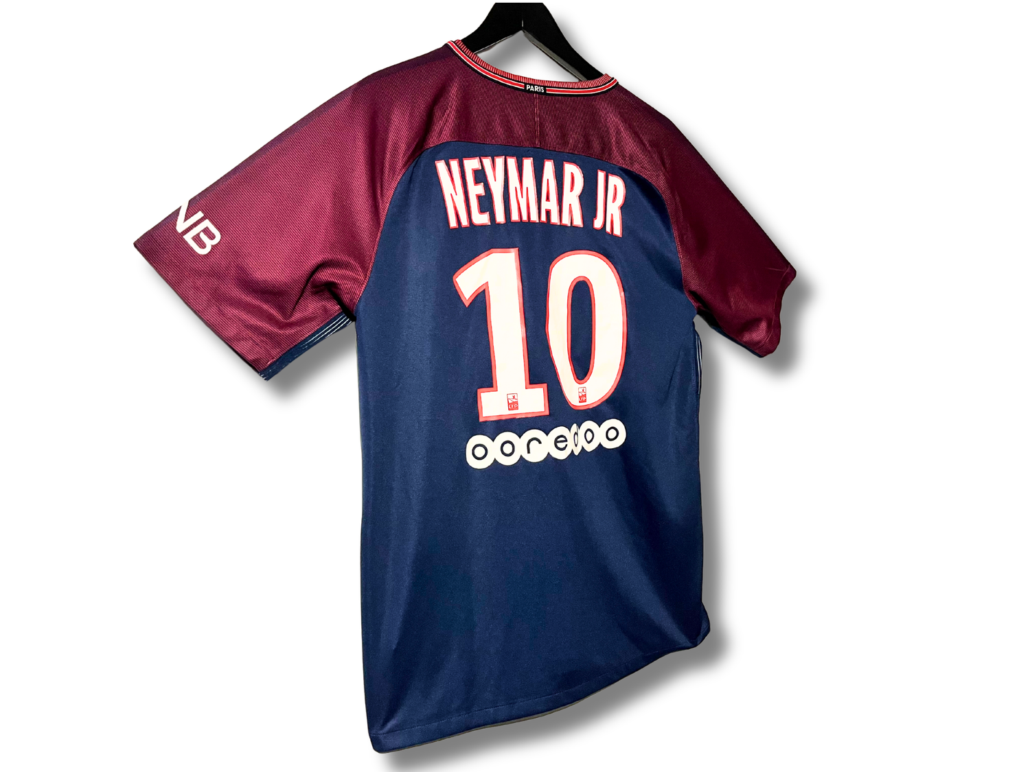 Flocage officiel Neymar Jr numéro 10 dos maillot PSG première saison