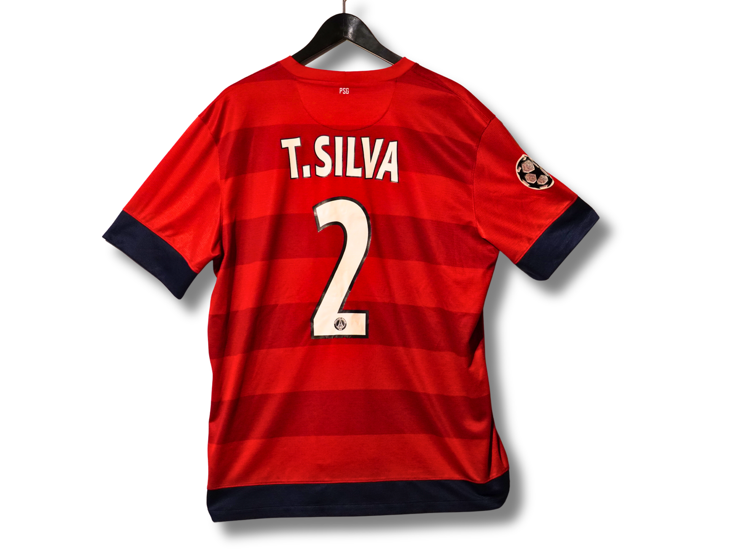 Flocage officiel T. Silva numéro 2 dos maillot PSG