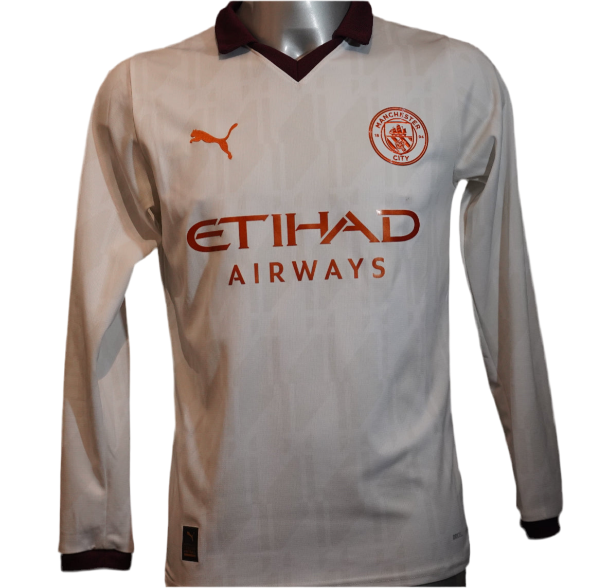 Manchester City Extérieur - Manches Longues - 23/24 - S